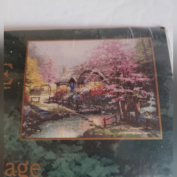 Thomas Kinkade Painter of Light - Stepping Stone Cottage Counted Cross Stitch - Picture 2 of 5